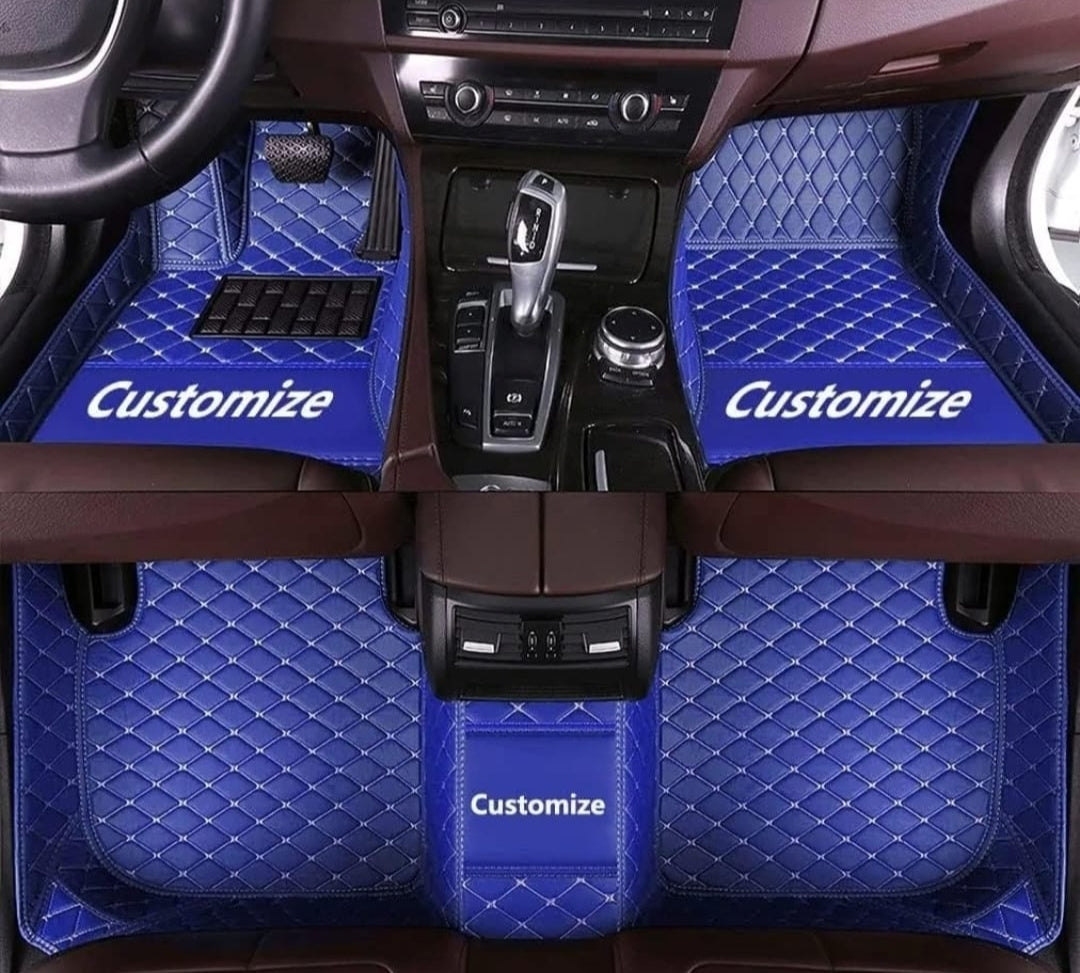 Alfombra impermeable para todo tipo auto set completo adelante y atrás