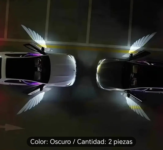 Proyector de alas de ángel para puerta de auto 2 unidades no requiere cableado