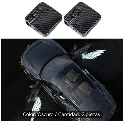 Proyector de alas de ángel para puerta de auto 2 unidades no requiere cableado